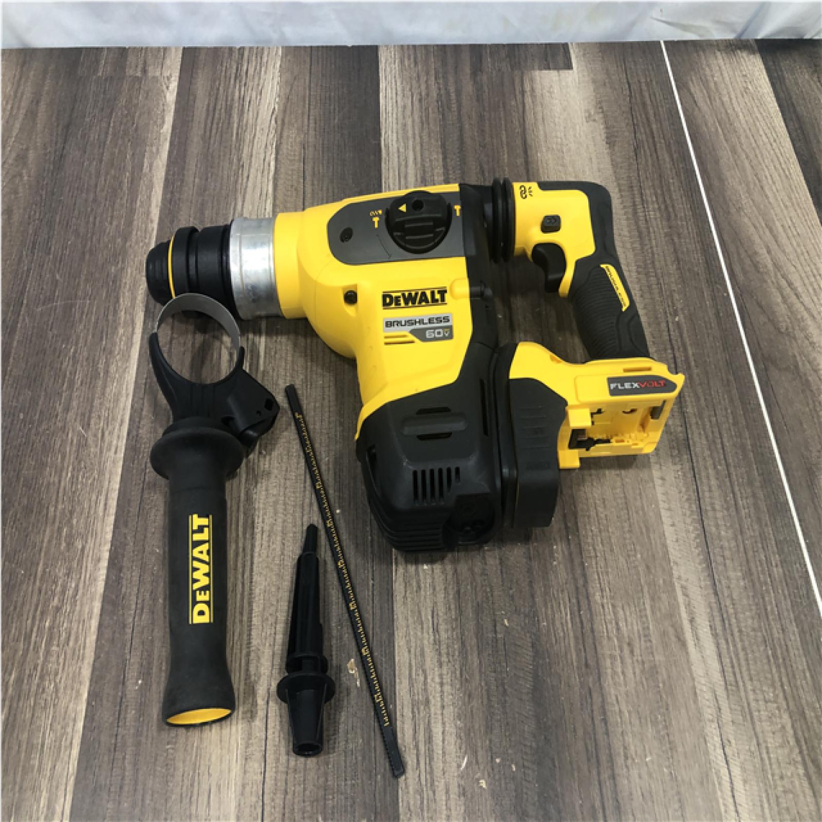 AS-IS DEWALT FLEXVOLT 60V MAX Cordless 1-1/4 in. SDS Plus Rotary Hammer (Tool Only)