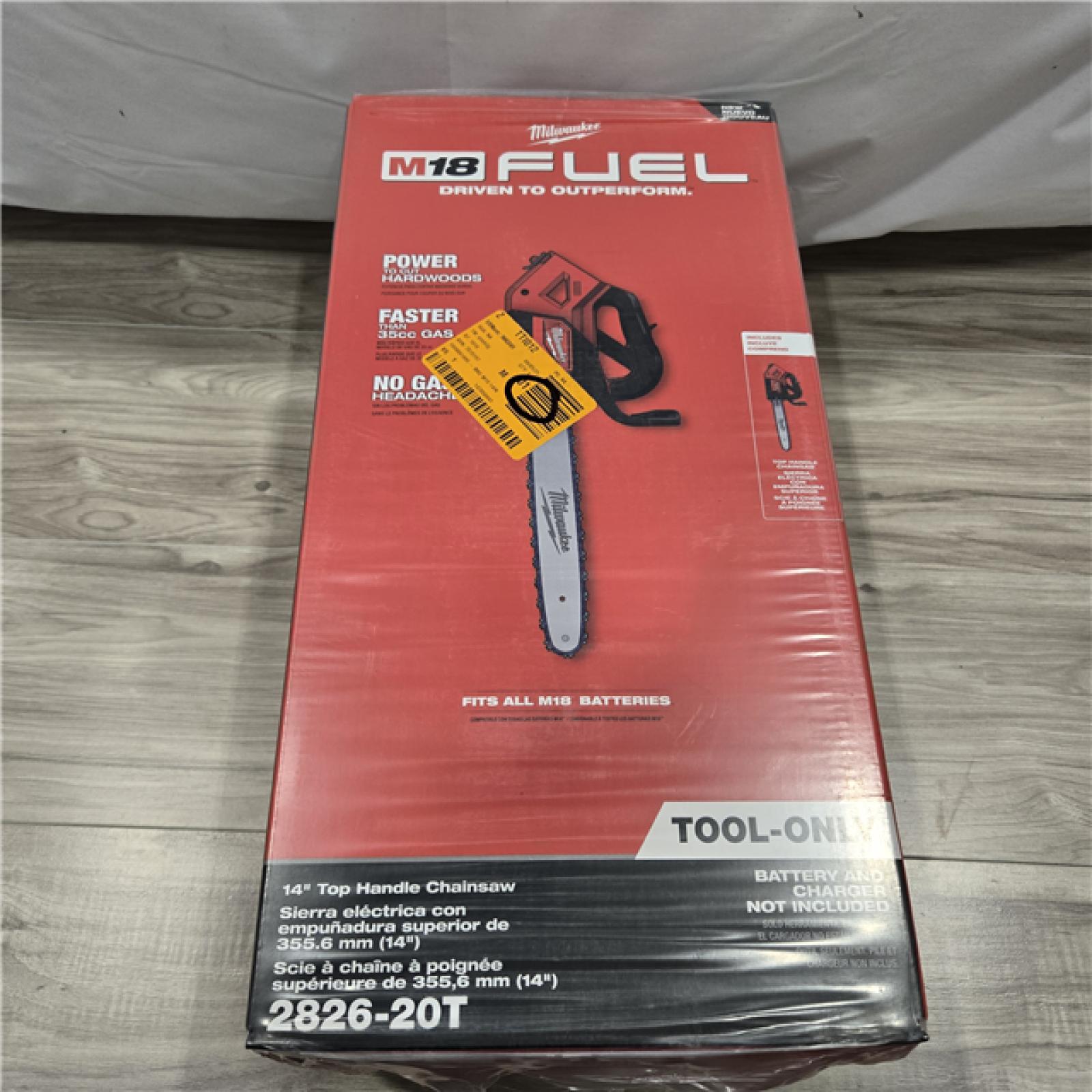 NEW! - Milwaukee Tool M18 FUEL 18V Cordless Chainsaw (Tool-Only)