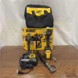 AS-IS DEWALT 20V MAX Cordless Brushless Hammer Drill/Driver 2 Tool Combo Kit
