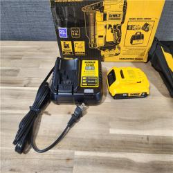 HOUSTON LOCATION - AS-IS DEWALT ATOMIC 20V MAX Lithium Ion Cordless 23 Gauge Pin Nailer Kit with 2.0Ah Battery and Charger