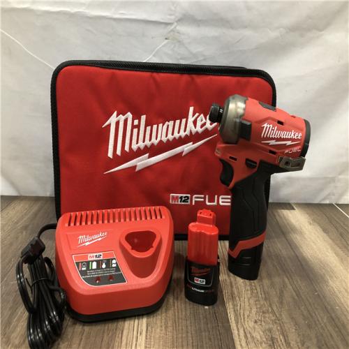 AS-IS Milwaukee FUEL SURGE 12V Lithium-Ion Brushless Cordless 1/4 in. Hex Impact Driver Compact Kit