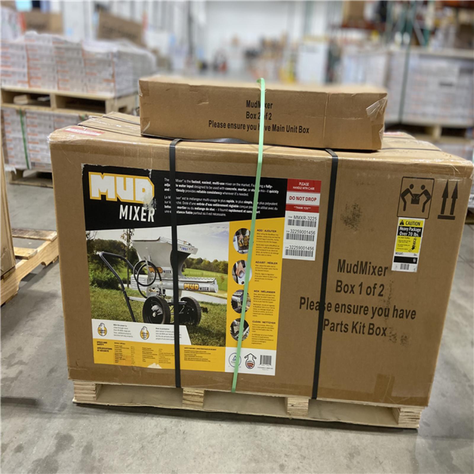 DALLAS LOCATION - MUDMIXER Heavy Duty Portable Continuous Concrete Mixer