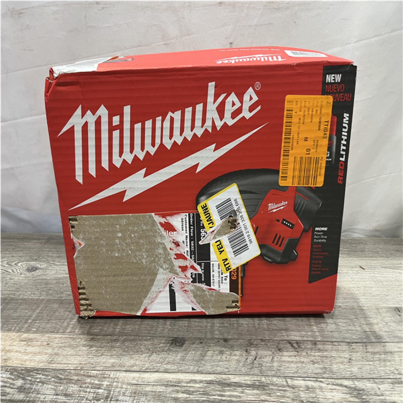 NEW - Milwaukee 12-Volt Lithium-Ion Cordless Palm Nailer Kit