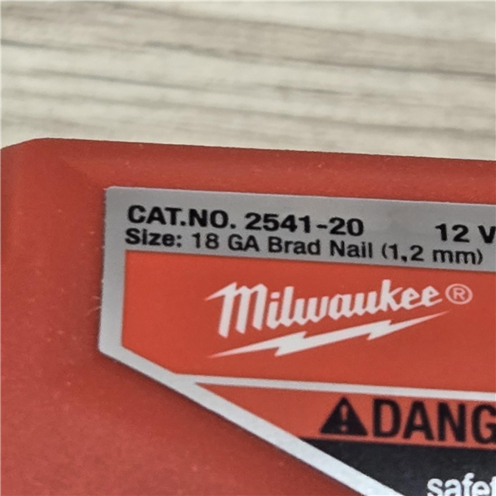 AS-IS Milwaukee M12 FUEL 18 Gauge Compact Brad Nailer (Tool-Only)