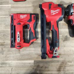 HOUSTON LOCATION - AS-IS MILWAUKEE 7 TOOL COMBO KIT W/ (2) BATTERY & CHARGER