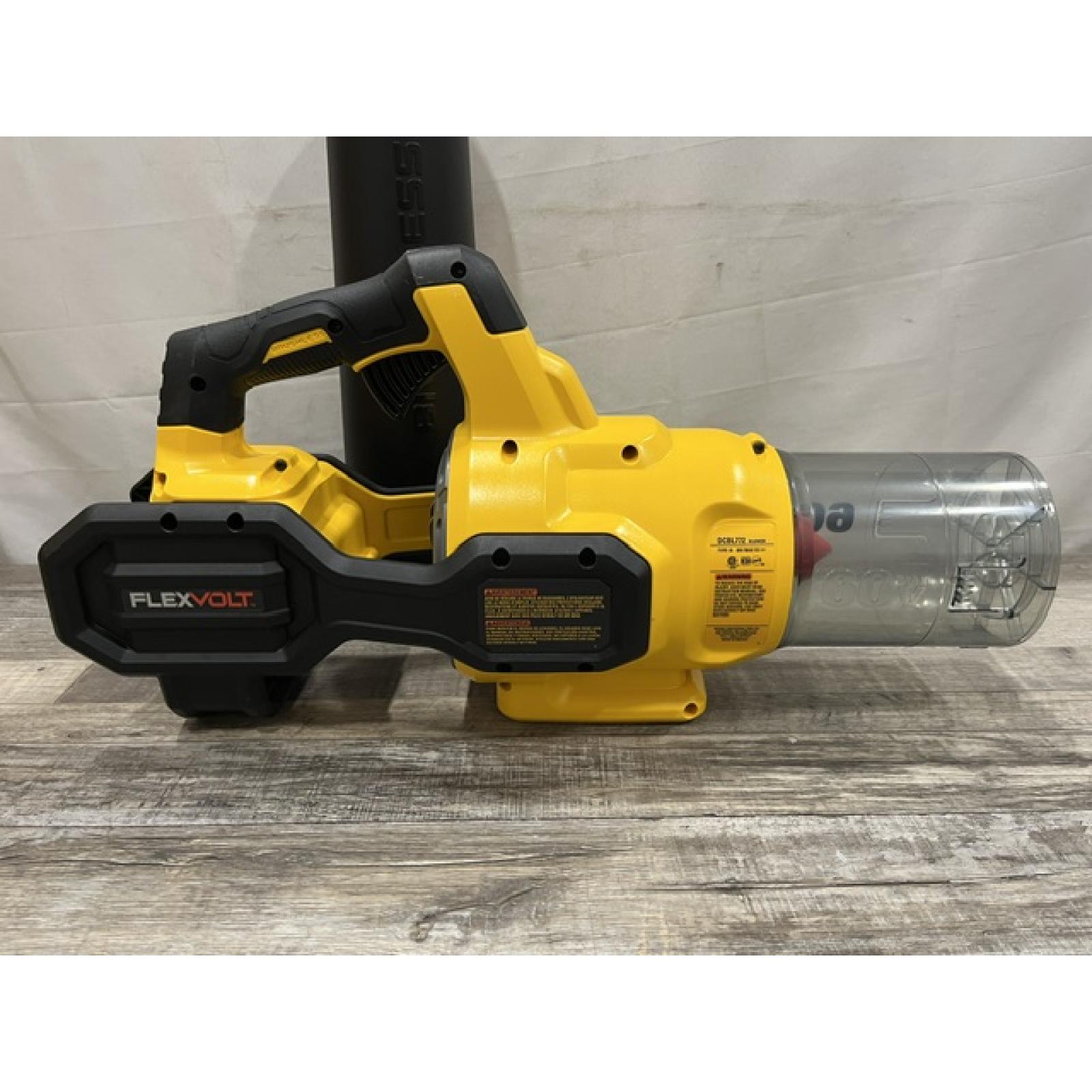 AS-IS DEWALT FLEXVOLT 60V MAX 125 MPH 600 CFM Brushless Cordless Battery Powered Blower Kit