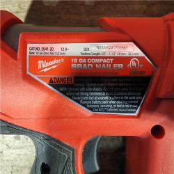 HOUSTON LOCATION - AS-IS M12 FUEL 12-Volt Lithium-Ion Brushless Cordless 18-Guage Compact Brad Nailer (Tool Only)