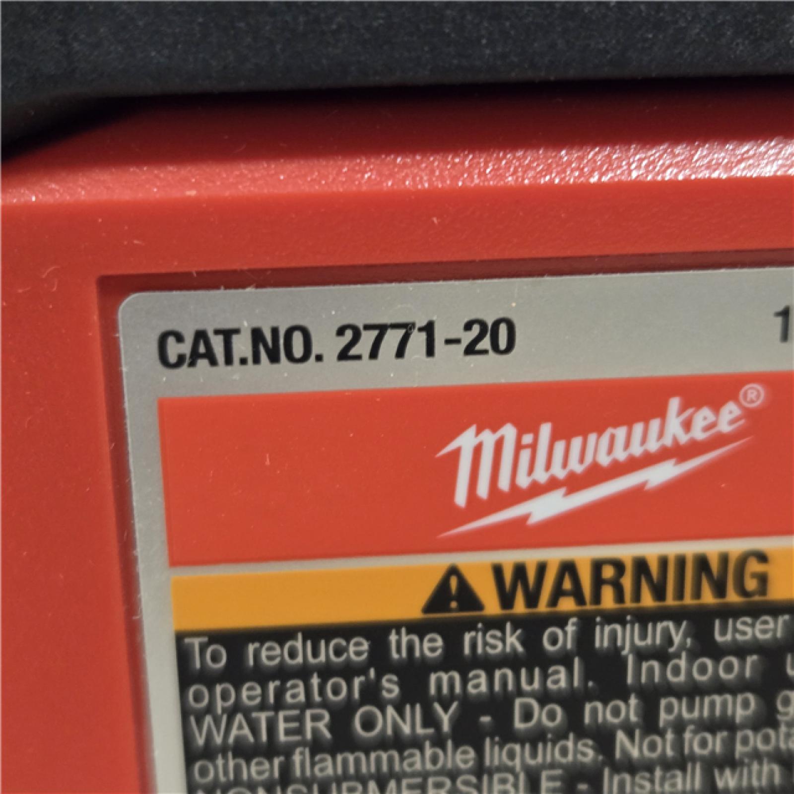 AS-IS Milwaukee 18V 1/4 HP Cordless Transfer Pump (Tool Only)