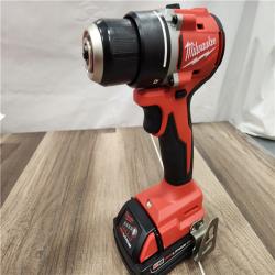 AS-IS Milwaukee M18 Compact Next Gen 1/2 in. Brushless Cordless Drill/Driver Kit (Battery & Charger)