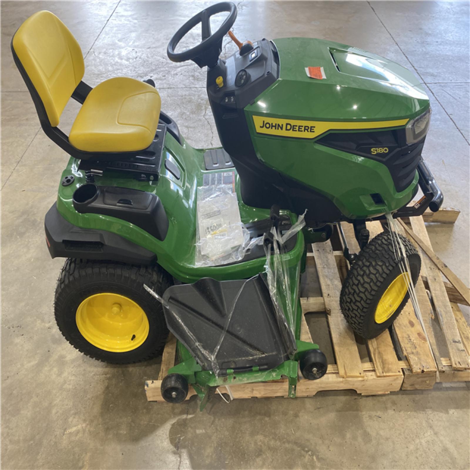 Houston Location - AS-IS Outdoor Power Equipment JOHN DEERE S180 SIT DOWN MOWER