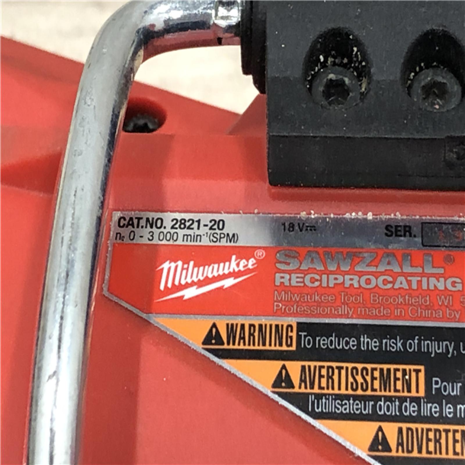 AS-IS Milwaukee M18 Fuel Sawzall Cordless Reciprocating Saw (TOOL ONLY)