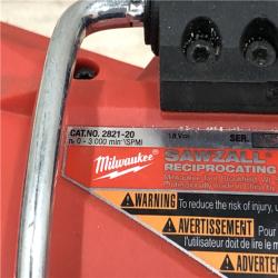 AS-IS Milwaukee M18 Fuel Sawzall Cordless Reciprocating Saw (TOOL ONLY)