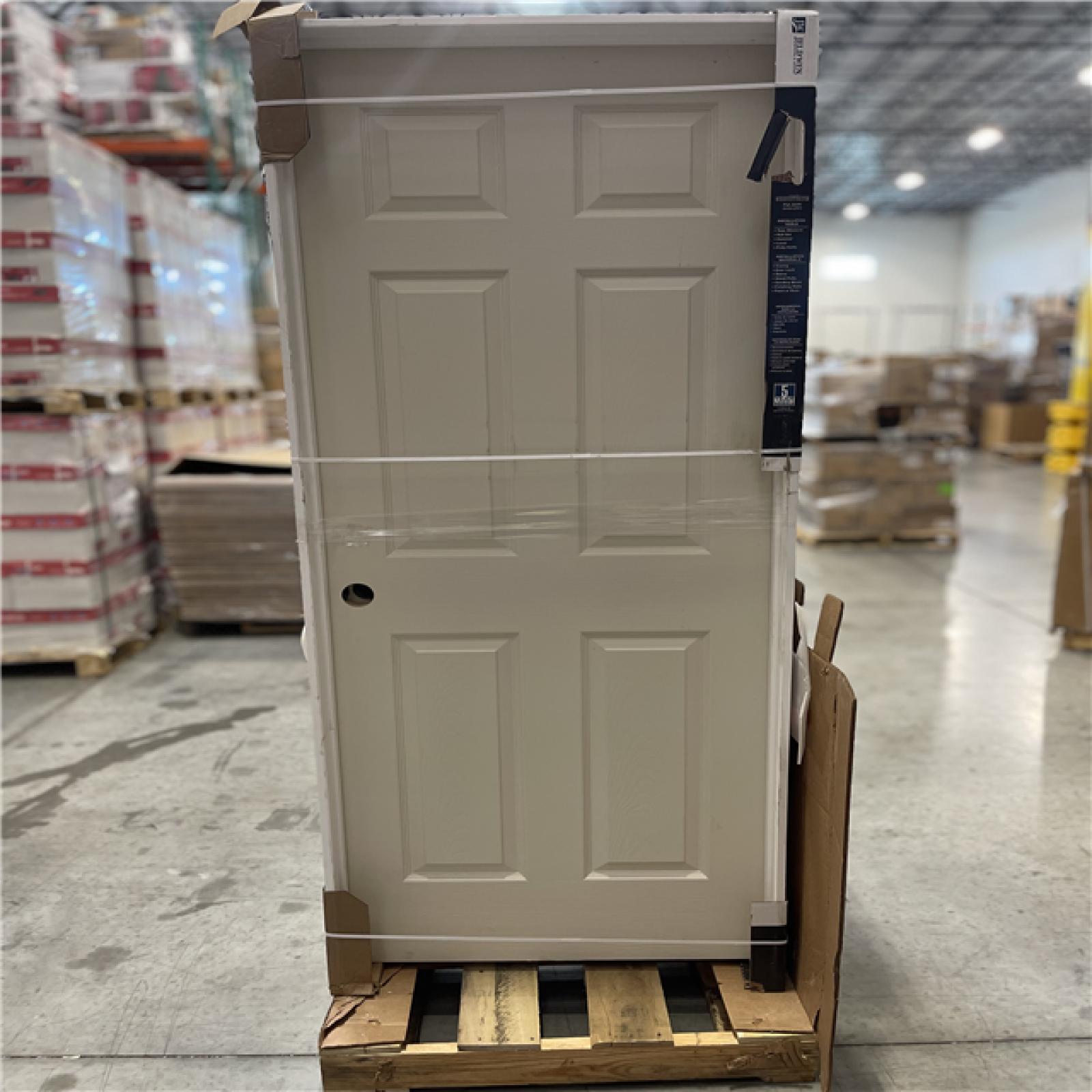 DALLAS LOCATION- Masonite 30 in. x 80 in. 6 Panel Left-Handed Interior Door 4-9/16 in. PALLET (5 UNITS)