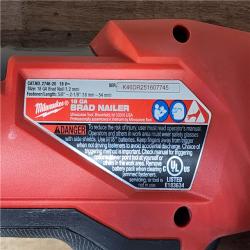 HOUSTON LOCATION - AS-IS Milwaukee FUEL 18-Volt Lithium-Ion Brushless Cordless Gen II 18-Gauge Brad Nailer (Tool-Only)