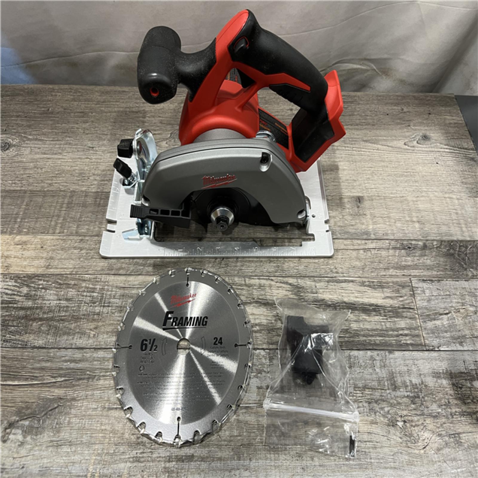 AS-IS Milwaukee 18V Lithium-Ion Cordless 6-1/2 in. Circular Saw (Tool-Only)