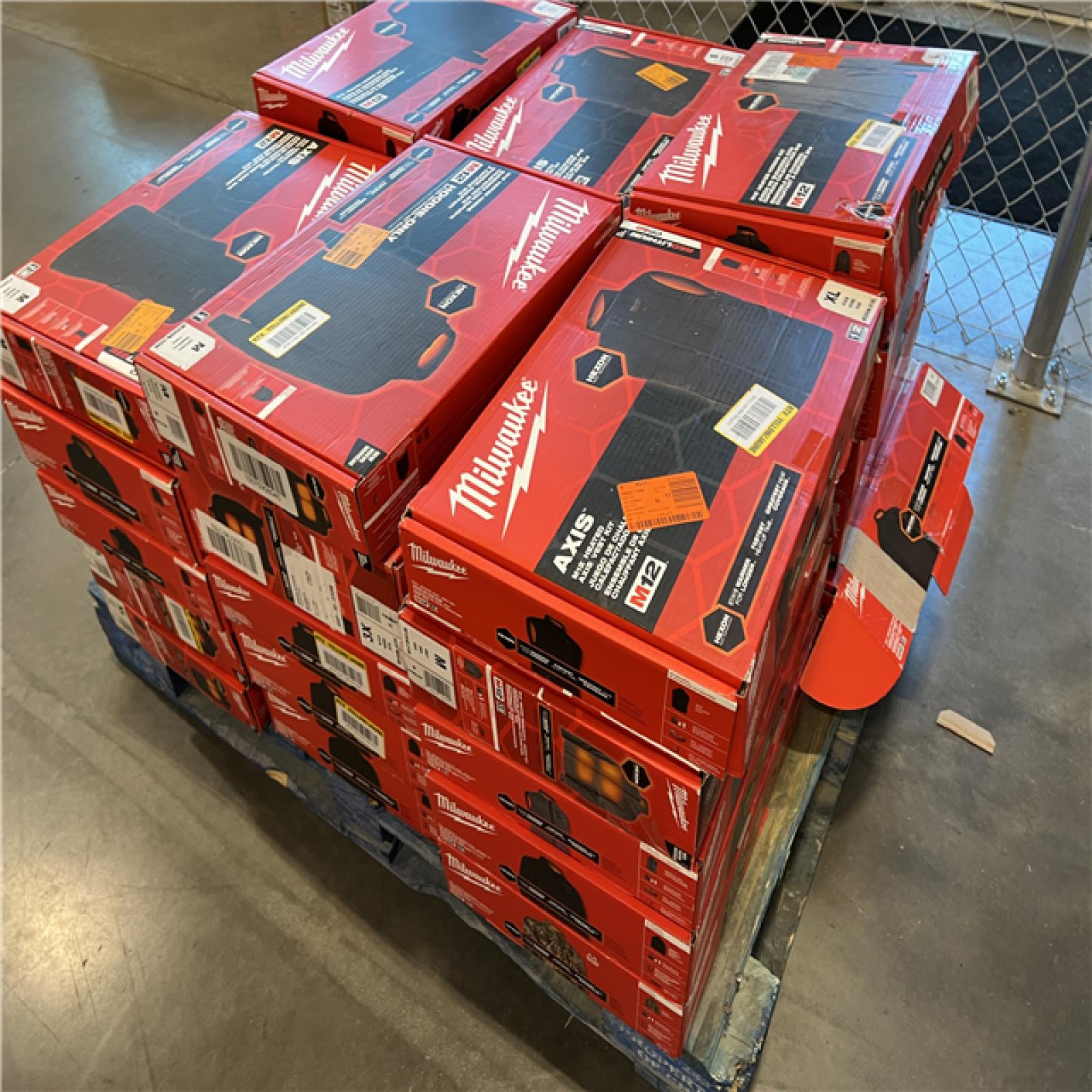 DALLAS LOCATION - AS-IS MILWAUKEE JACKET PALLET (30 COUNT)