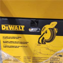 As-Is-  DEWALT 12-in 15-Amp Single Bevel Compound Miter Saw
