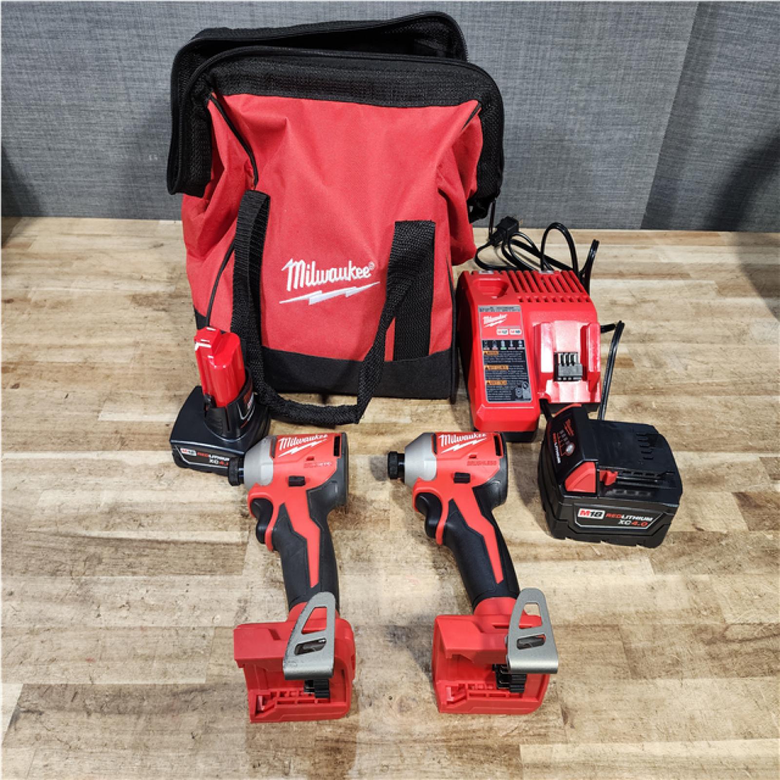 Houston Location AS-IS Milwaukee Impacts QTY/2 and Batteries and Charger