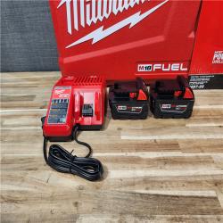 HOUSTON LOCATION - AS-IS Milwaukee FUEL 18V Lithium-Ion Brushless Cordless Hammer Drill and Impact Driver Combo Kit