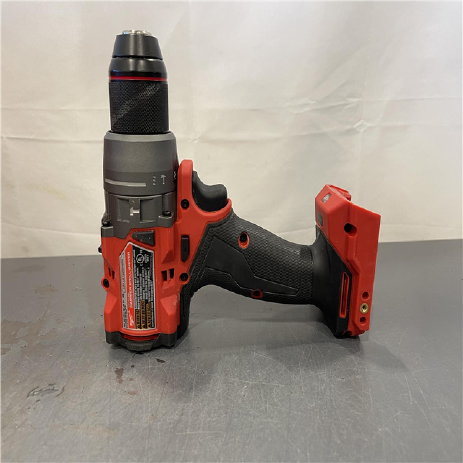AS-IS - Milwaukee M18 FUEL 18V Lithium-Ion Brushless Cordless 1/2 in. Hammer Drill/Driver