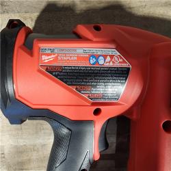 HOUSTON LOCATION - AS-IS MILWAUKEE FUEL 18-Volt Lithium-Ion Brushless Cordless 18-Gauge 1/4 in. Narrow Crown Stapler (Tool-Only)