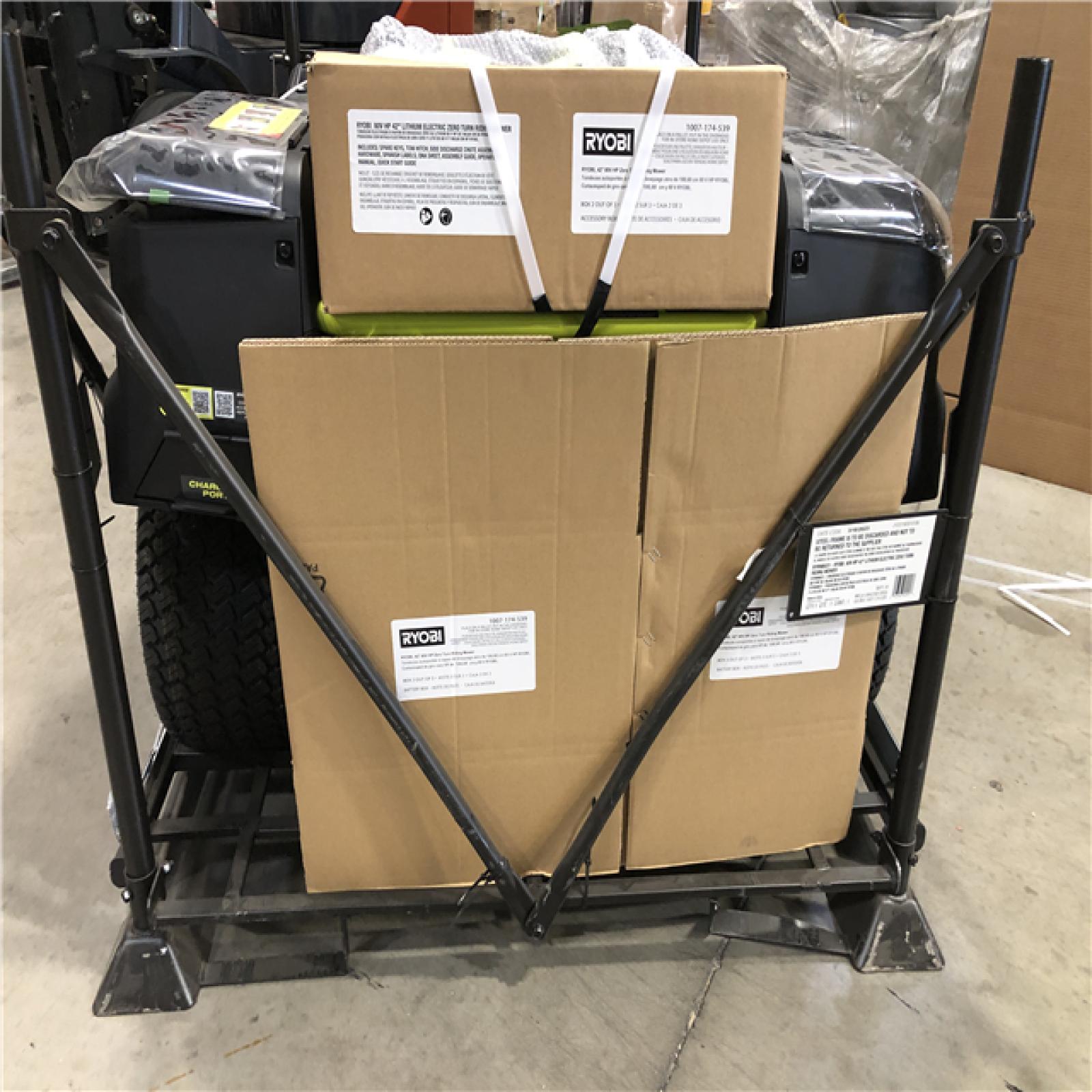 DALLAS LOCATION- RYOBI 80V HP Brushless 42 in. Battery Electric Cordless Zero Turn Riding Mower (2) 80V Batteries (2) 40V Batteries and Charger