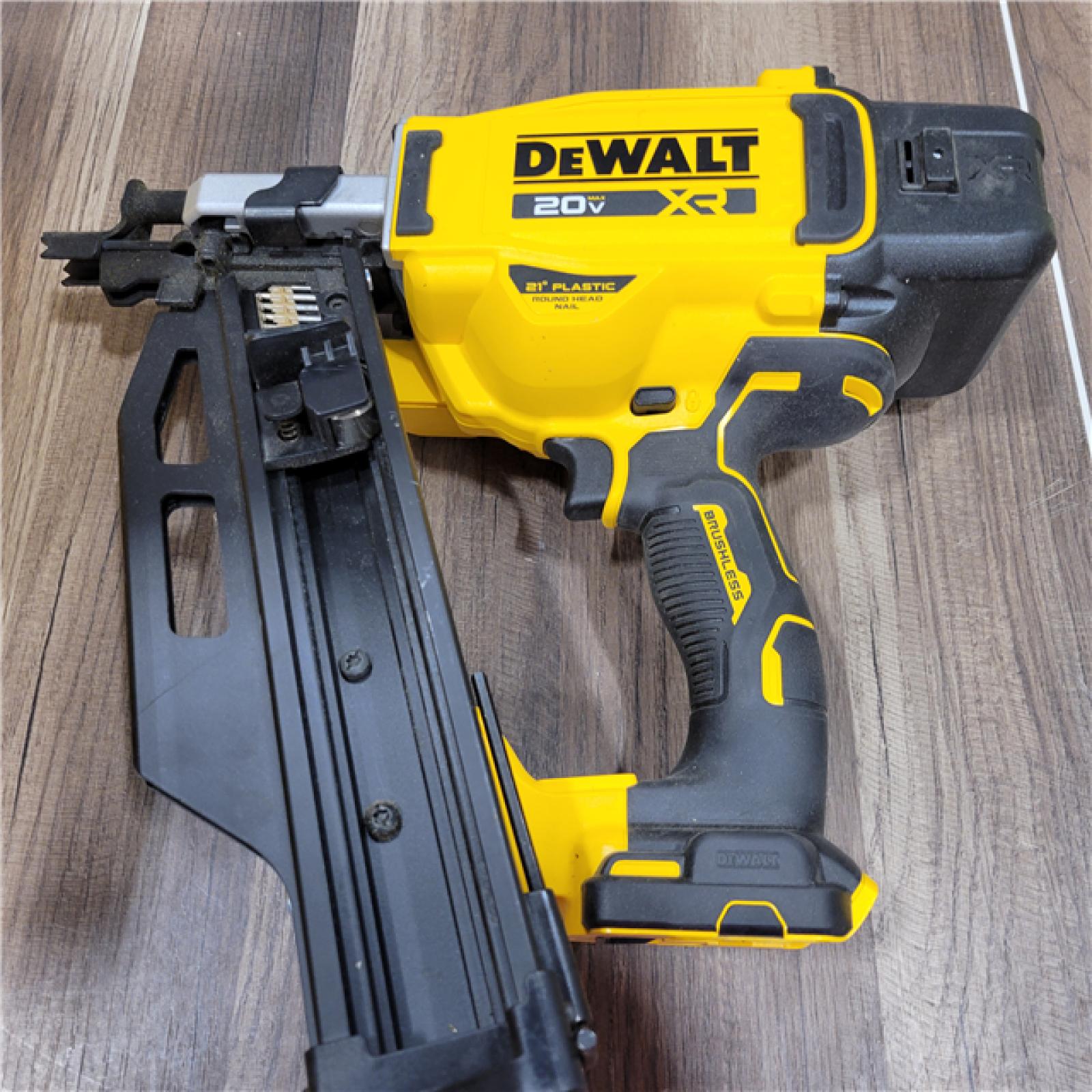AS-IS DEWALT 20-Volt 21Â° Cordless Framing Nailer (Tool-Only)