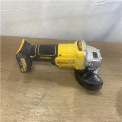 AS-IS DEWALT 20-Volt MAX Cordless Brushless 4-1/2 in. Angle Grinder with Slide Switch (Tool Only)
