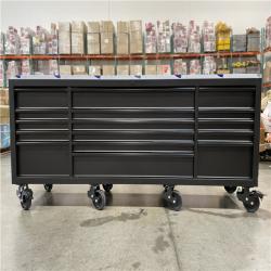 DALLAS LOCATION- AS-IS HUSKY 96 in. W x 24 in. D 16-Drawer Heavy-Duty Mobile Workbench