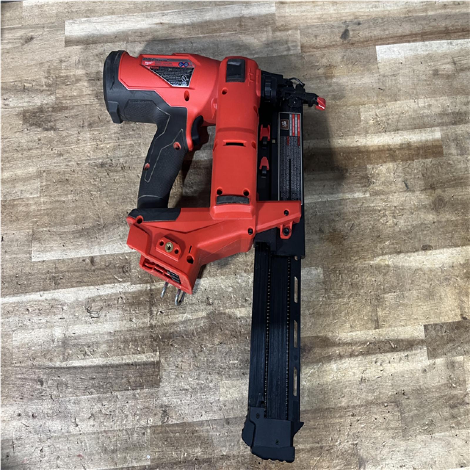 Houston Location AS-IS Milwaukee FUEL 18-Volt Lithium-Ion Brushless Cordless Gen II 18-Gauge Brad Nailer (Tool-Only)