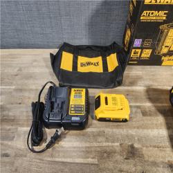 HOUSTON LOCATION - AS-IS DEWALT ATOMIC 20V MAX Lithium Ion Cordless 23 Gauge Pin Nailer Kit with 2.0Ah Battery and Charger