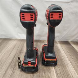 AS-IS- Milwaukee 18V Cordless Brushed 2-Tool Drill/Driver and Impact Driver Kit