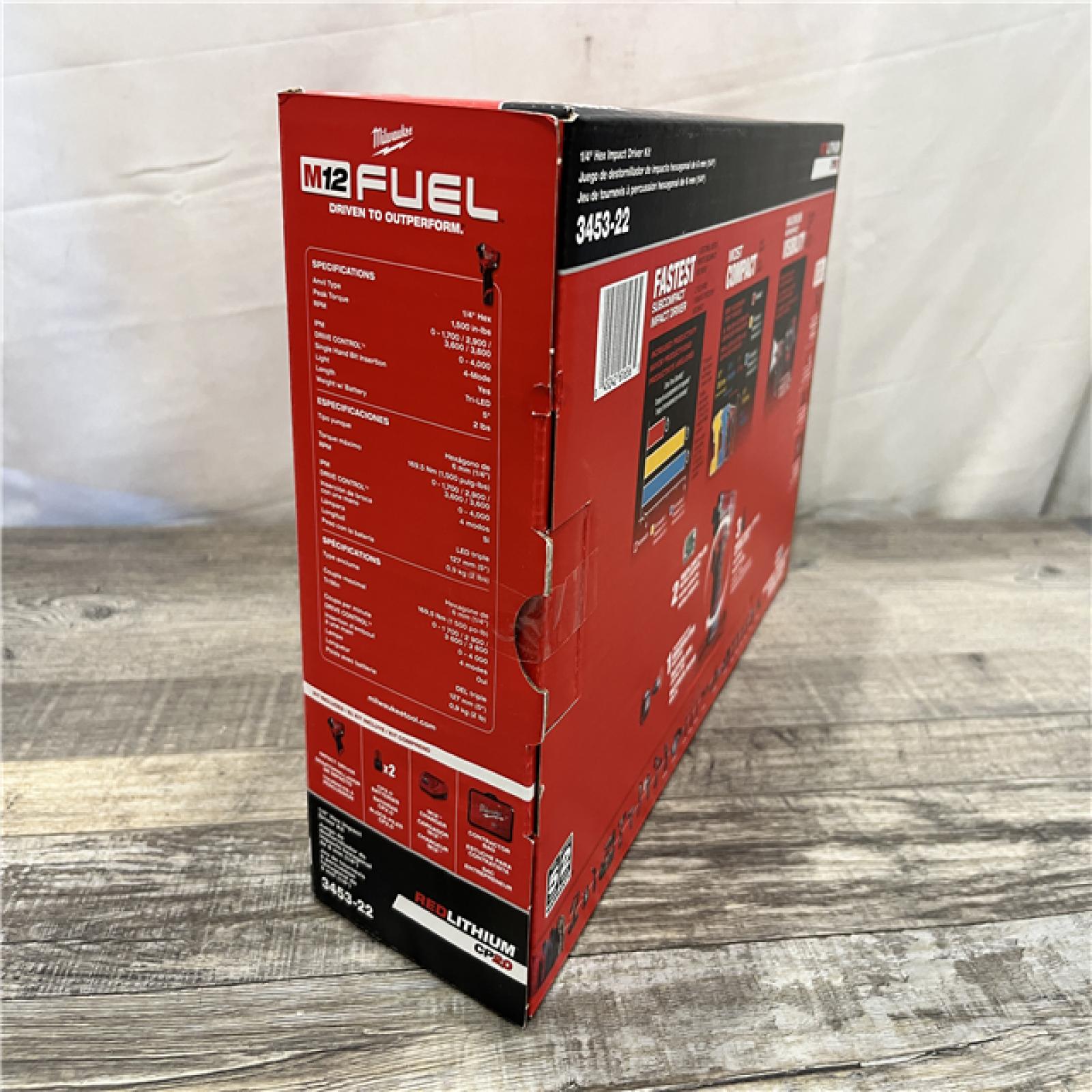 NEW - Milwaukee FUEL 12V Lithium-Ion Brushless Cordless 1/4 in. Hex Impact Driver Kit