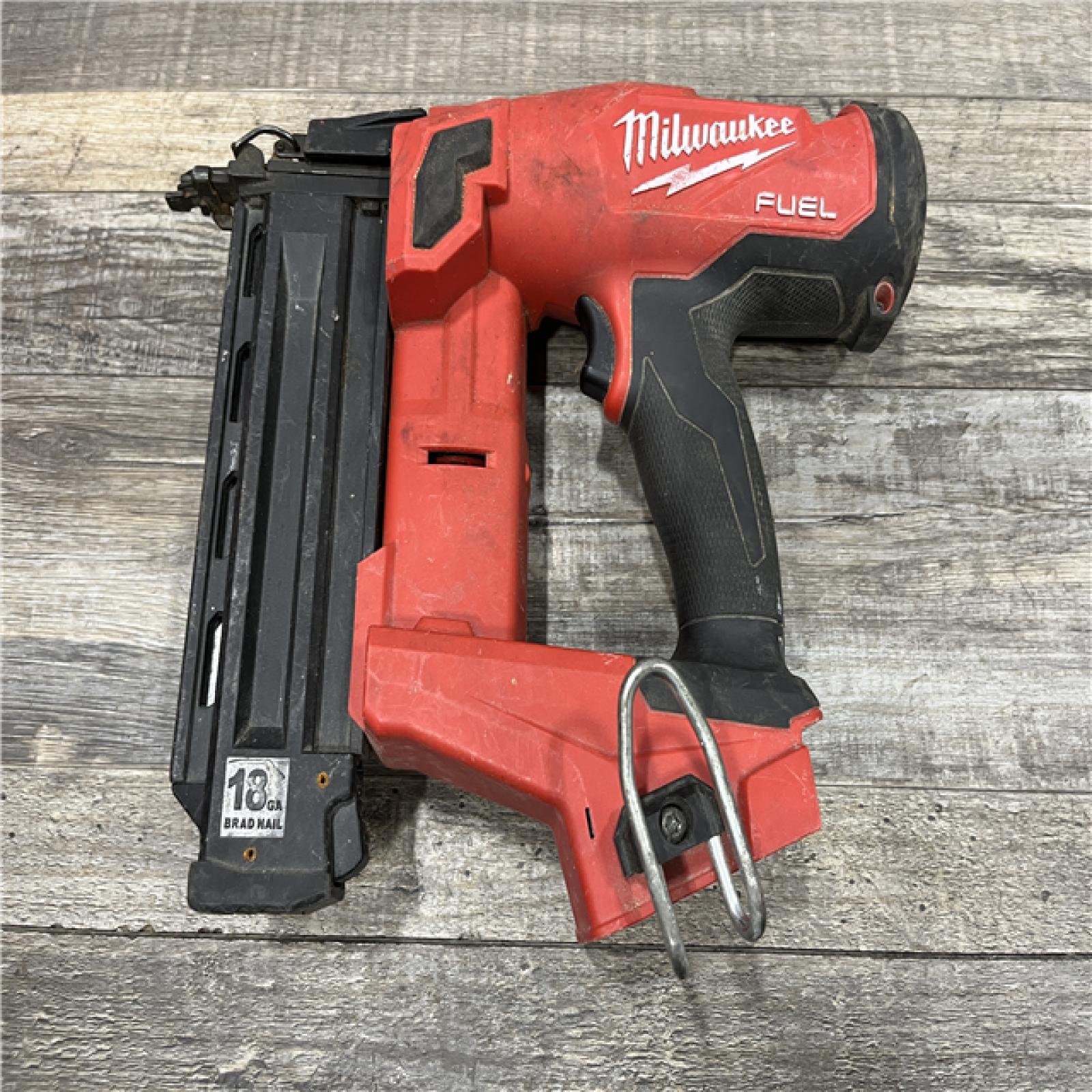 AS-IS Milwaukee FUEL 18-Volt Lithium-Ion Brushless Cordless Gen II 18-Gauge Brad Nailer (Tool-Only)