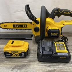 AS-IS DEWALT 20V MAX Compact 12 Brushless Cordless Chainsaw Kit