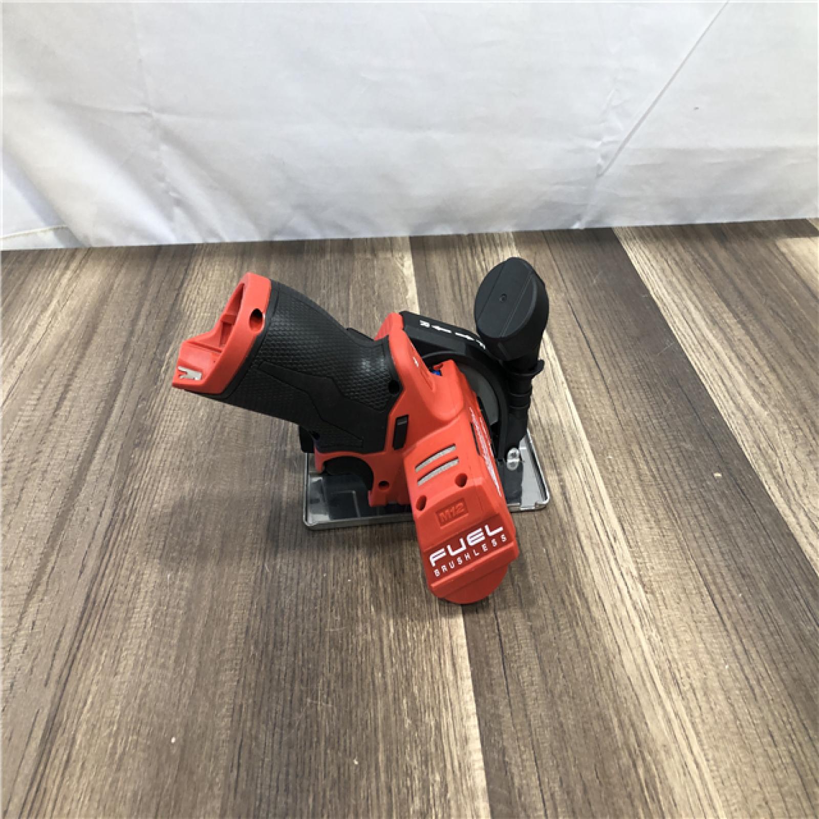 AS-IS Milwaukee FUEL 12V Lithium-Ion Brushless Cordless 3 in. Cut Off Saw (Tool-Only)