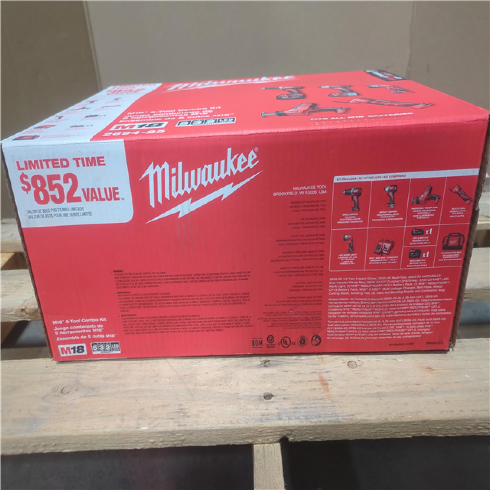 CALIFORNIA NEW M18 5-TOOL COMBO KIT