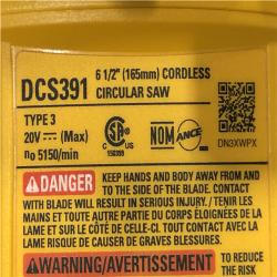 AS-IS DEWALT 6-1/2'' 165MM CIRCULAR SAW (Tool-Only)