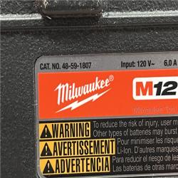 AS-IS Milwaukee 12-Volt/18-Volt Lithium-Ion Multi-Voltage 6-Port Sequential Rapid Battery Charger