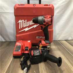AS-IS Milwaukee FUEL 18V Lithium-Ion Brushless Cordless 1/2 in. Drill/Driver Kit