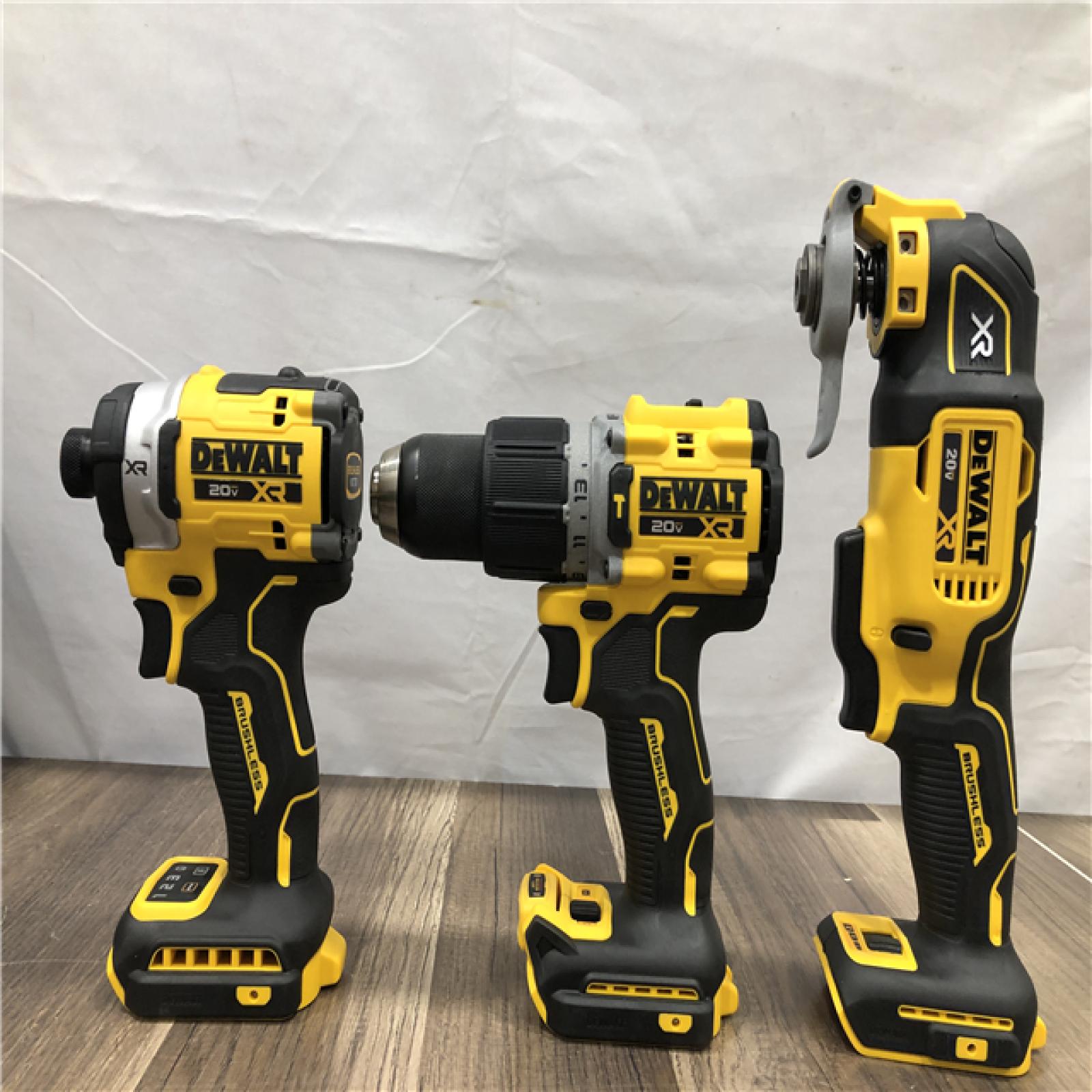 AS-IS DEWALT 20V MAX Lithium-Ion Cordless 3-Tool Combo Kit