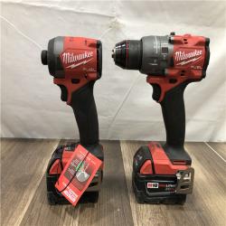 AS-IS Milwaukee FUEL 18V Lithium-Ion Brushless Cordless Hammer Drill and Impact Driver Combo Kit