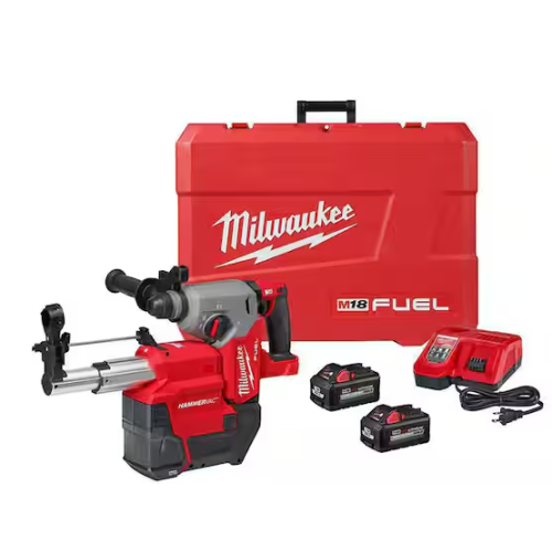 DALLAS LOCATION- AS-IS MILWAUKEE M18 FUEL 18V Brushless 1 in. SDS-Plus Rotary Hammer/Dust KIT