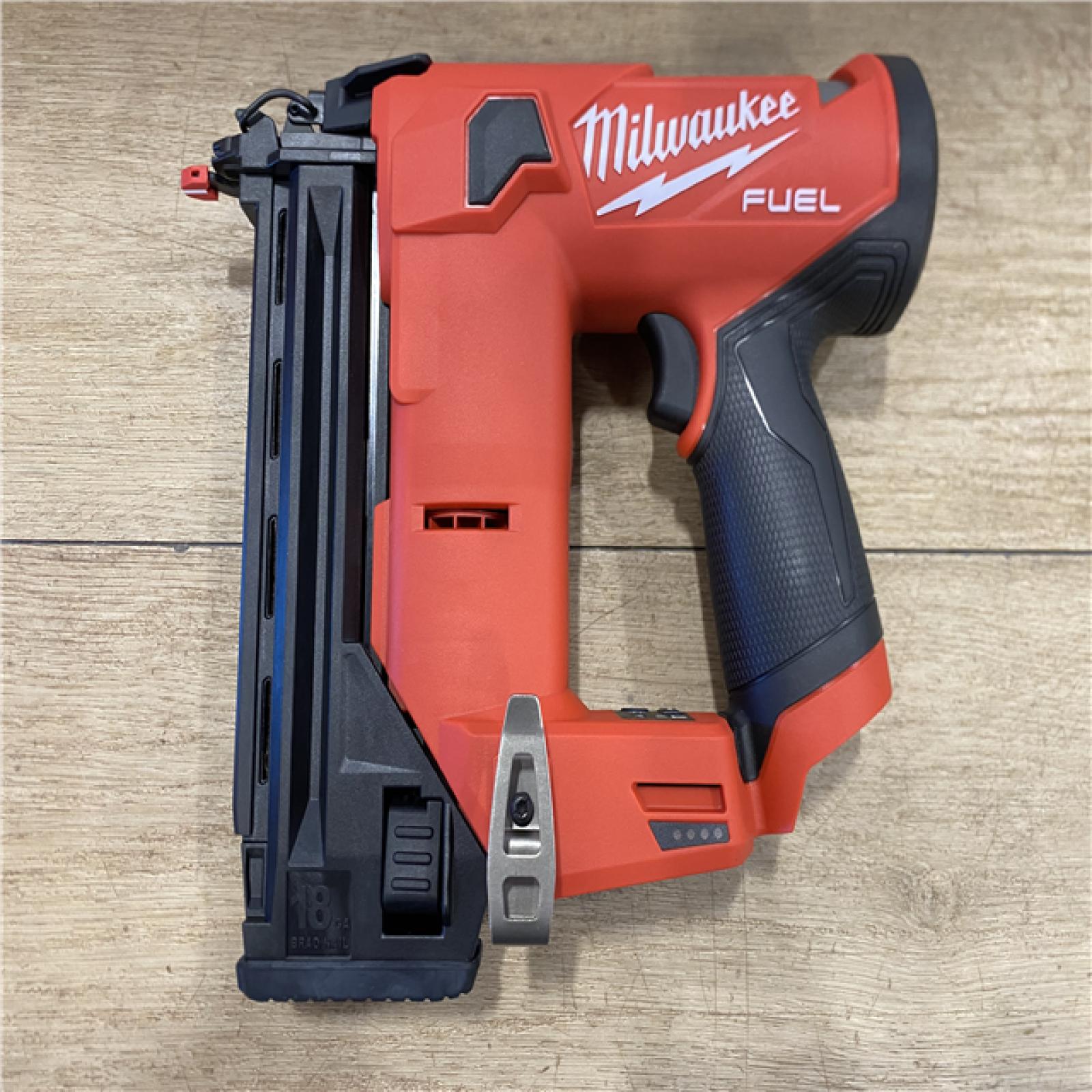 AS-IS Milwaukee FUEL 12-Volt Lithium-Ion Brushless Cordless 18-Gauge 1-1/2 in. Compact Brad Nailer (Tool-Only)