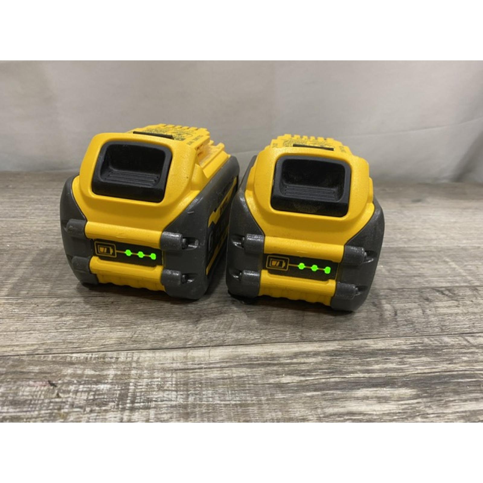 AS-IS DEWALT FLEXVOLT 20V/60V MAX Lithium-Ion 6.0Ah Battery Pack (2 Pack)