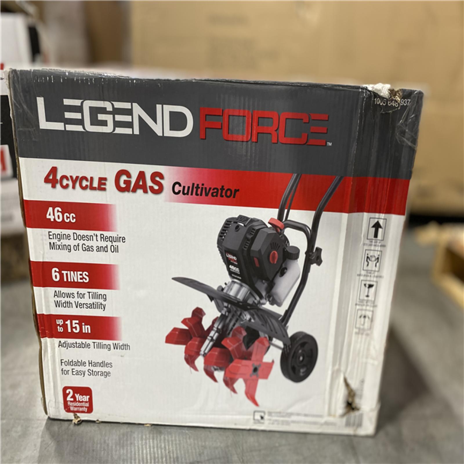 NEW! - Legend Force 15 in. 46 cc Gas Powered 4-Cycle Gas Cultivator