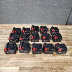 Houston Location Milwaukee Batteries QTY/15