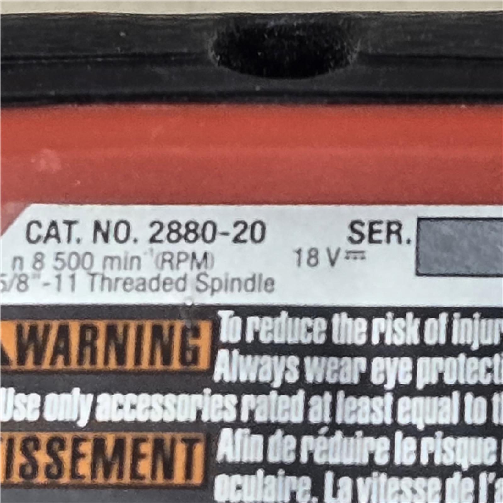 AS-IS Milwaukee 2880-20 FUEL 18V Cordless 4-1/2 in./5 in. Grinder  (Tool-Only)