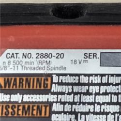 AS-IS Milwaukee 2880-20 FUEL 18V Cordless 4-1/2 in./5 in. Grinder  (Tool-Only)
