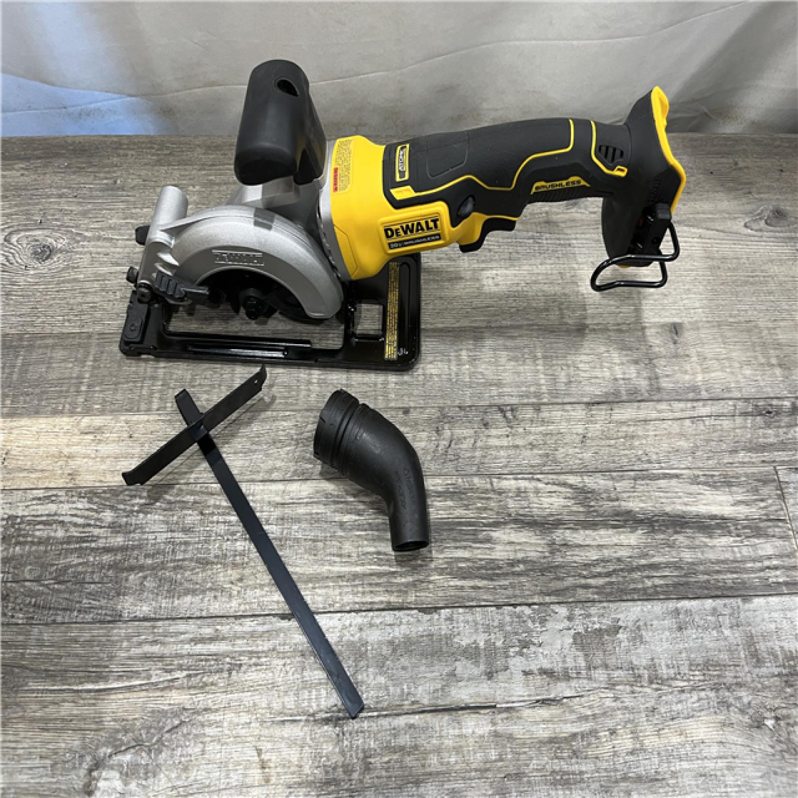 AS-IS DEWALT ATOMIC 20V MAX Cordless Brushless 4-1/2 in. Circular Saw (Tool Only)